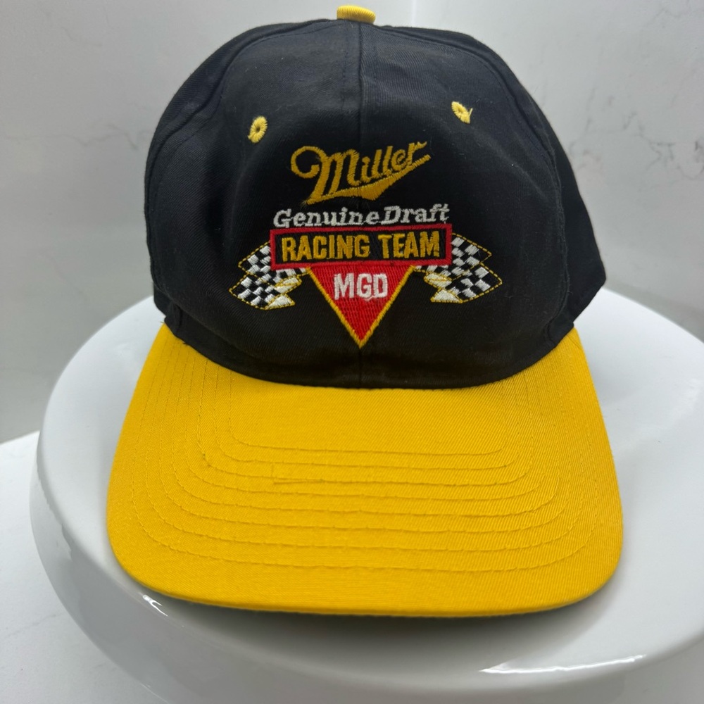 Vintage Miller Genuine Draft Racing Team Hat Rusty Wallace #2 NASCAR Snapback